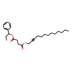 Succinic acid, tridec-2-yn-1-yl 1-phenylpropyl ester
