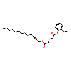 Glutaric acid, tridec-2-yn-1-yl 2-ethylphenyl ester