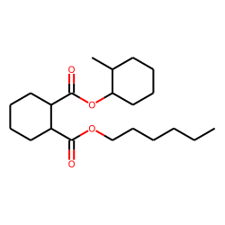 1,2-Cyclohexanedicarboxylic acid, hexyl 2-methylcyclohexyl ester