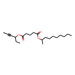 Glutaric acid, dec-2-yl hex-4-yn-3-yl ester