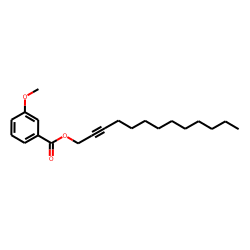 m-Anisic acid, tridec-2-ynyl ester