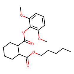 1,2-Cyclohexanedicarboxylic acid, 2,6-dimethoxyphenyl pentyl ester
