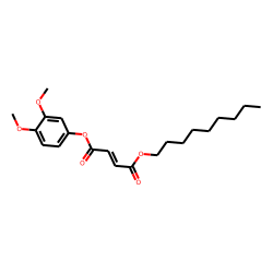 Fumaric acid, 3,4-dimethoxyphenyl nonyl ester