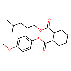 1,2-Cyclohexanedicarboxylic acid, isohexyl 4-methoxyphenyl ester