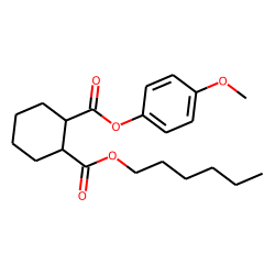 1,2-Cyclohexanedicarboxylic acid, hexyl 4-methoxyphenyl ester