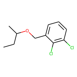 2,3-Dichlorobenzyl alcohol, 1-methylpropyl ether