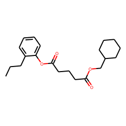 Glutaric acid, cyclohexylmethyl 2-propylphenyl ester