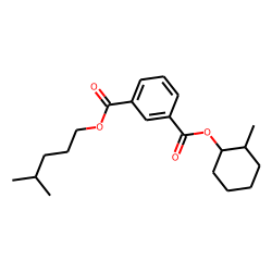 Isophthalic acid, isohexyl 2-methylcyclohexyl ester