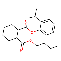 1,2-Cyclohexanedicarboxylic acid, butyl 2-isopropylphenyl ester
