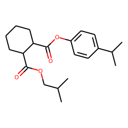 1,2-Cyclohexanedicarboxylic acid, isobutyl 4-isopropylphenyl ester