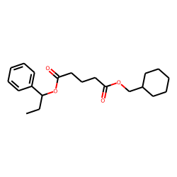 Glutaric acid, cyclohexylmethyl 1-phenylpropyl ester