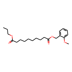 Sebacic acid, 2-methoxybenzyl propyl ester
