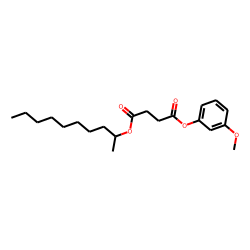 Succinic acid, dec-2-yl 3-methoxyphenyl ester