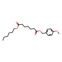 Pimelic acid, hexyl 4-methoxybenzyl ester