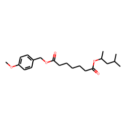 Pimelic acid, 4-methyl-2-pentyl 4-methoxybenzyl ester