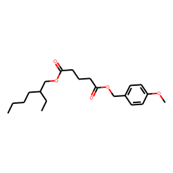 Glutaric acid, 2-ethylhexyl 4-methoxybenzyl ester