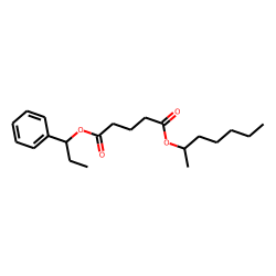 Glutaric acid, hept-2-yl 1-phenylpropyl ester