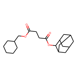 Succinic acid, cyclohexylmethyl adamant-2-yl ester