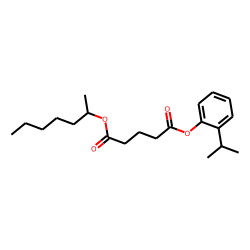 Glutaric acid, hept-2-yl 2-isopropylphenyl ester