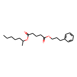 Glutaric acid, hept-2-yl 3-phenylpropyl ester