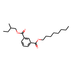 Isophthalic acid, 2-methylbutyl octyl ester