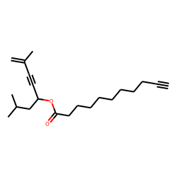 Undec-10-ynoic acid, 2,7-dimethyloct-1-en-3-yn-5-yl ester