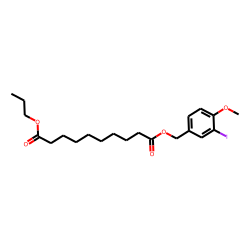 Sebacic acid, 3-iodo-4-methoxybenzyl propyl ester