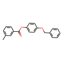 m-Toluic acid, 4-benzyloxyphenyl ester