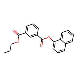 Isophthalic acid, 1-naphthyl propyl ester