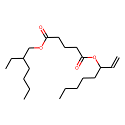 Glutaric acid, oct-1-en-3-yl 2-ethylhexyl ester