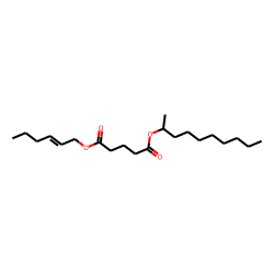 Glutaric acid, hex-2-en-1-yl dec-2-yl ester