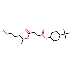 Succinic acid, hept-2-yl trans-4-tert-butylcyclohexyl ester