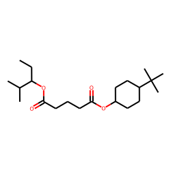 Glutaric acid, 2-methylpent-3-yl trans-4-tert-butylcyclohexyl ester