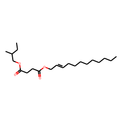 Succinic acid, dodec-2-en-1-yl 2-methylbutyl ester
