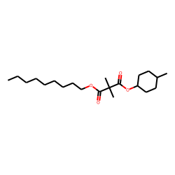 Dimethylmalonic acid, cis-4-methylcyclohexyl nonyl ester