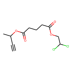 Glutaric acid, 2,2-dichloroethyl but-3-yn-2-yl ester
