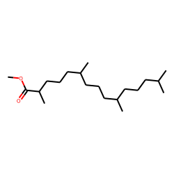 Pentadecanoic acid, 2,6,10,14-tetramethyl-, methyl ester