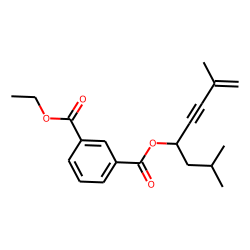 Isophthalic acid, 2,7-dimethyloct-7-en-5-yn-4-yl ethyl ester