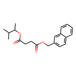 Succinic acid, 3-methylbut-2-yl 2-naphthylmethyl ester