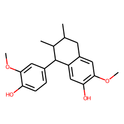 (6R,7S,8S)-8-(4-Hydroxy-3-methoxyphenyl)-3-methoxy-6,7-dimethyl-5,6,7,8-tetrahydronaphthalen-2-ol