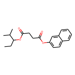 Succinic acid, 2-methylpent-3-yl 2-naphthyl ester