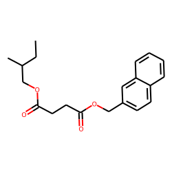 Succinic acid, naphth-2-ylmethyl 2-methylbutyl ester