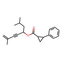 Cyclopropanecarboxylic acid, trans-2-phenyl-, 2,7-dimethyloct-1-en-3-yn-5-yl ester