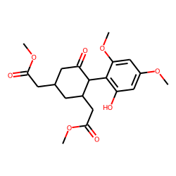 [4-(5-Hydroxy-2,4-dimethoxyphenyl)-3-methoxycarbonylmethyl-5-oxocyclohexyl-1)-acetic acid, methyl ester