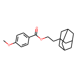 p-Anisic acid, 2-(1-adamantyl)ethyl ester