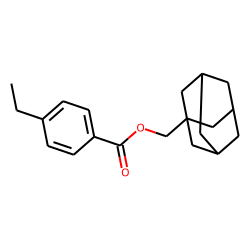 4-Ethylbenzoic acid, 1-adamantylmethyl ester