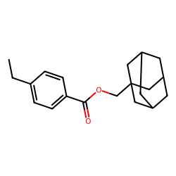 4-ethylbenzoic acid, 1-adamantylmethyl ester