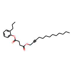 Succinic acid, tridec-2-yn-1-yl 2-propylphenyl ester