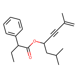 Butyric acid, 2-phenyl-, 2,7-dimethyloct-1-en-3-yn-5-yl ester