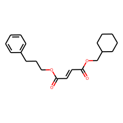 Fumaric acid, 3-phenylpropyl cyclohexylmethyl ester